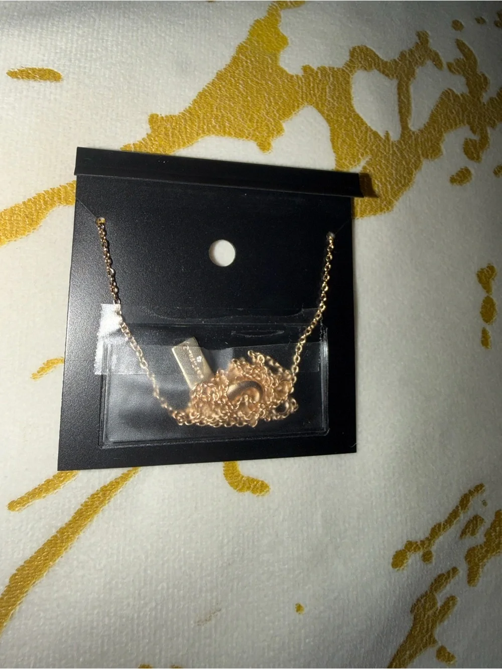 Coach necklace gold